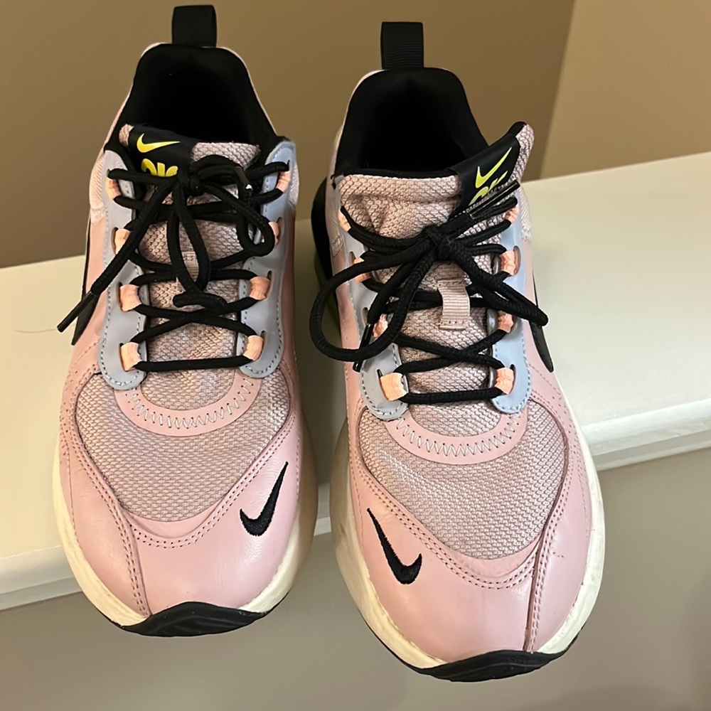 Nike sneakers, pink purple and green size 7